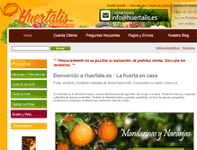 Tablet Screenshot of huertalis.es